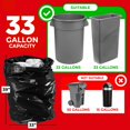 thumbnail image 2 of Bolsas de basura ToughBag TB-3354X39 33 galones 1.2 mil 100 unidades, 2 of 5