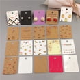 thumbnail image 5 of 50pcs 5x4cm Kraft Paper Ear Studs Earring Display Cards Jewelry Hanging Holder For Jewelry Selling Small Businesses Packaging SKU-12-12, 5 of 6