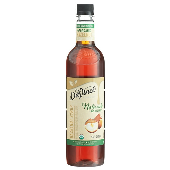 DaVinci Sirop Aromatisant Noisette Bio 750 ml