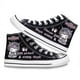 thumbnail image 4 of Kuromi-zapatos con dibujos animados de corazón para niña, el mismo estilo, lona alta, animación periférica, estudiantes masculinos y femeninos, informales, 2024, 4 of 5