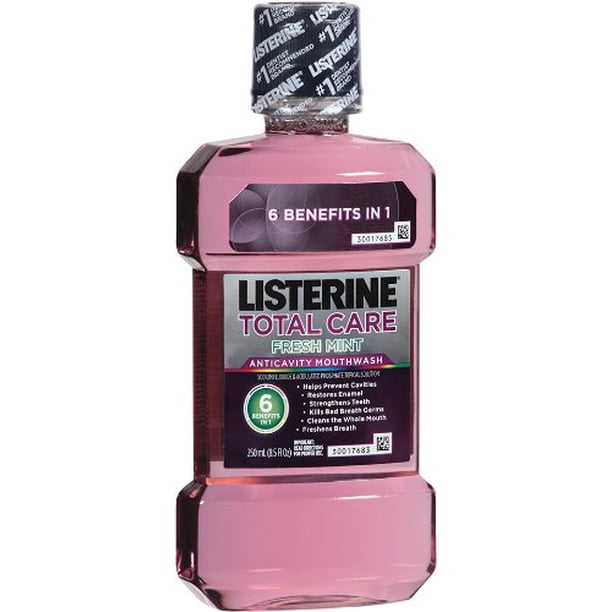 Listerine Total Care Fresh Mint Anticavity Mouthwash 8.5 ...