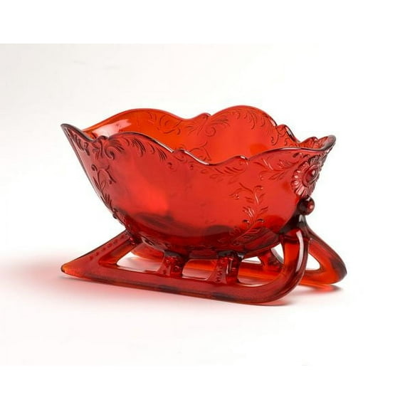 Mosser Glass Sleigh in Red