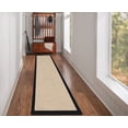thumbnail image 4 of Athena Natural & Black 2'6" x 12' Runner, 4 of 5