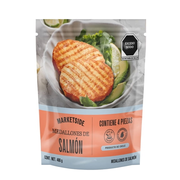 Medallones de Salmón Marketside Congelado 400 g