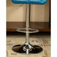 thumbnail image 3 of Glasgow Contemporary Tufted Adjustable Height Hidraulic Bar Stools, Set of 2, BLUE, 3 of 10