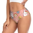 thumbnail image 2 of Fotbe Rabbit So Cute Calzones Estampados para Mujer – Ropa Interior de Algodón, Cómoda, Suave y Elástica-Medium, 2 of 6