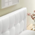 thumbnail image 5 of Modway Lily Tufted Headboard, Twin, White, 5 of 6