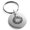 Silver, variant on Stainless Steel Aztec Ouroboros Serpent Rune Engraved Small Medallion Circle Charm Keychain Keyring