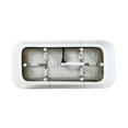 thumbnail image 4 of 63" Acrylic Freestanding Bathtub, Stand Alone Soaking Tub, Gloss White Finish, Chrome Overflow & Pop-Up Drain, 4 of 5