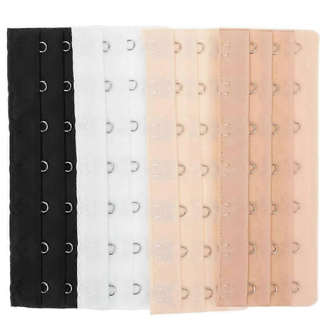 4pcs Bra Extenders 7 Hooks Bra Extension Kit Elastic Extension Straps Bra Supplies-GOOD