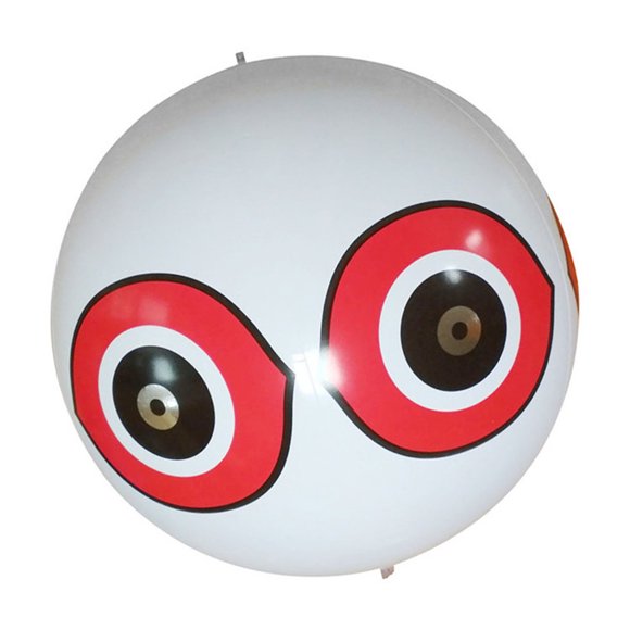 Balle Gonflable pour Oiseaux avec Il Réfléchissant - Matériau PVC, pour Dissuader les Oiseaux dans la Piscine/jardin, Facile à Utiliser, Durable