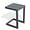 Light Grey, variant on Ulax furniture Aluminum Patio Snack Side Table C Shaped Outdoor End Table Outside Small Table (Light Grey)
