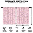 thumbnail image 2 of Blackout Kids Curtains,Pink Unicorn Sweet Pattern Childrens Insulated Curtains Set Of 2,Bedroom Essentials,Toddler Room Decor 42"x54", 2 of 5