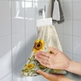 thumbnail image 2 of ZIATUBLE Sunflower Butterfly Hanging Hand Dry Towels Dragonfly Bath Towels for Bathroom Set 2 Piece Fast Drying Kitchen Hand Towels and Washcloths Machine Washable Hanging Kitchen Towel, 2 of 7