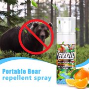 100ml Bear Repellent Spray, High Concentration Capsaicin for Hiking Camping, Portable