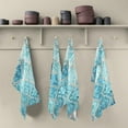 thumbnail image 5 of Coolnut 1 Pack Old Green Tile Kitchen Towels, Soft Highly Absorbent Dish Towels Reusable Tea Towels Set, 28"x 18", 5 of 6