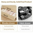 thumbnail image 5 of 5 Drawer Dresser for Bedroom, Tall Dresser Chest of Drawers, Rustic Wood Bedroom Dressers Clothes Organizer, Freestanding Wooden Closet Chest for Living Room, Bedroom, Entryway, 5 of 7