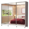 thumbnail image 1 of Ropero Closet Madesa Royale 3 Puertas Con Espejos y Pies BB 1, 1 of 5