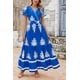 thumbnail image 4 of Vestido largo PRETTYGARDEN para mujer, verano 2025, cuello en V, estampado floral, 4 of 9