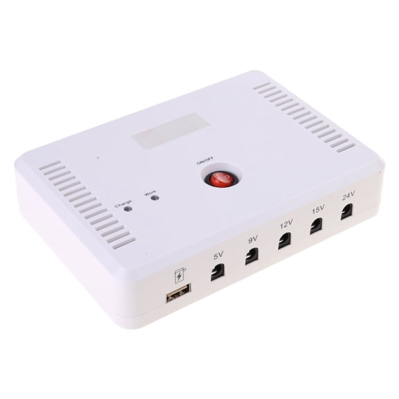 High Capacity 13200mAh Battery Backup Uninterruptible Power Supply 5V 9V 12V 15V 24V for Electronic Gadgets