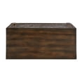 thumbnail image 4 of Linon Armoire d'Appoint de Rangement Grace Médaillon Sculpté en Bois Fini Brun Foncé, 4 of 16
