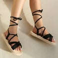 thumbnail image 2 of Thinsony Women S Sandals For Summer Comfortable And Easy To Slip On Comfortable Beige 38, 2 of 6
