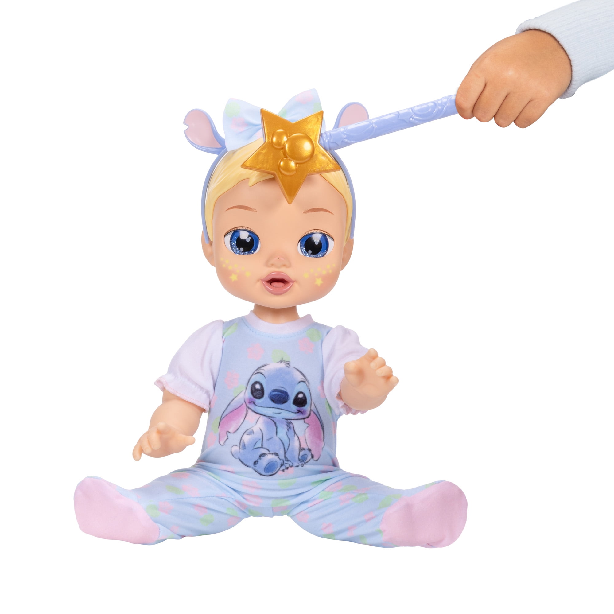 Disney Darlings Deluxe Stitch Feature Blue Eye Baby Doll for Child Ages 2+