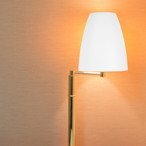 RENACLIPY Flat Top White Plastic Lamp Cover for Living Room Dust Protection