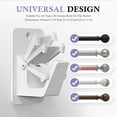 thumbnail image 3 of Godance 8PCS 3M Adhesive No Drill Curtain Rod Brackets - Heavy Duty 30LB Curtain Rod Holders for Bathroom Bedroom Kitchen, Universal Damage-Free Window Rod Hooks with Nail-Free Installation, 3 of 8