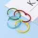 thumbnail image 4 of Anillos para libros, anillos coloridos para libros, anillos de metal para libros, anillos para encuadernación, anillos de metal para encuadernación, para cuaderno Álbum de recortes Llavero de carpeta,, 4 of 5
