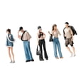 thumbnail image 4 of 5 figuras a escala 1/64 de , modelos pequeños de moda para hombres y mujeres, adornos , figuras de resina pintadas a mano para escenas, 4 of 9