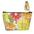 thumbnail image 4 of ZNDUO Travel Makeup Bag for Women Cartoon Fruit Lemon Doodle Toiletry Bag, Multifunctional Storage Bag Cosmetic Bag Make Up Organizer, 4 of 7