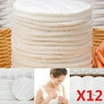 thumbnail image 6 of Reusable Breast Pads for Breastfeeding 12 Pack Organic Washable Nipple Pads Nursing Pads Cotton Highly Absorbent Postpartum Essentials（ 3.74 * 3.74inch/9.5 * 9.5cm）, 6 of 6