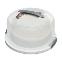 Extra Large Cake Storage Container, Cake Carrier With Handle 14 X 14 X 8 - Made in EU