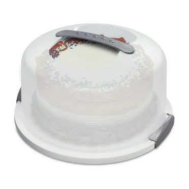 Extra Large Cake Storage Container, Cake Carrier With Handle 14 X 14 X 8 - Made in EU