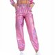 thumbnail image 1 of Pantalones de cintura alta para mujer, ropa informal de verano, pantalones metálicos, 1 of 2