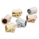 thumbnail image 5 of 50 cuentas espaciadoras con agujeros grandes para colgantes Oro, 5 of 9