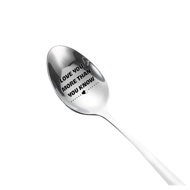 Cubertería Cuchara Grabada El Mejor Regalo Para El Marido, La Señora, La Familia Y Los Amigos Cubertería Impresión Cuchara De Acero Inoxidable