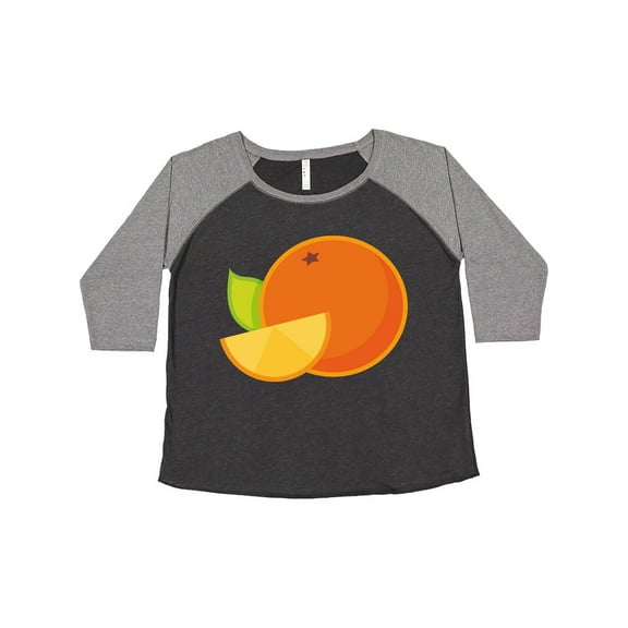 Inktastic Orange Fruit Women's Plus Size T-Shirt