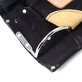 thumbnail image 4 of 9 Pocket Tool Belt Heavy Duty Suede Leather Fits Hammer And Nails - Black, 4 of 11