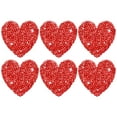 thumbnail image 1 of Uxcell 6-Pack Parches de Corazón de Strass para Planchar 4.5cm Adhesivos Brillantes para DIY/Ropa/Zapatos/Bolsas, 1 of 7