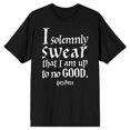 thumbnail image 1 of Harry Potter I Solemnly Swear Black T-Shirt, 1 of 2