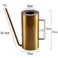 thumbnail image 2 of Regadera de acero inoxidable NQ vintage para plantas de interior y exterior dorada 1,5 l, 2 of 4
