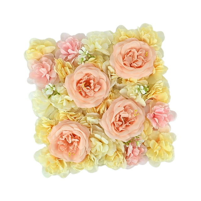 Panel de flores artificiales, decoraciones del Día de San Valentín para el hogar, bricolaje, regalos del Día de San Valentín, fondo para de , Rosa champán