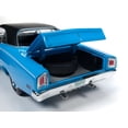 thumbnail image 3 of Autoworld AMM1184 1969 Plymouth Road Runner Hardtop Petty Blue with Black Top & Black Stripes Looney Tunes Class of 1969 1 by 18 Diecast Model Car, 3 of 4