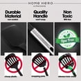 thumbnail image 4 of Home Hero - Kitchen Utensils - Cooking Utensils Set - Nylon Kitchen Tool Set - 44 Pcs, Black, 4 of 8