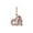 Pink, variant on New Letter Ornaments for Christmas Tree Christmas Letters Ornaments A to Z Ornament Letters Decorative Hanging,Christmas Decoration Xmas Tree Hanging Decor Pink(C)