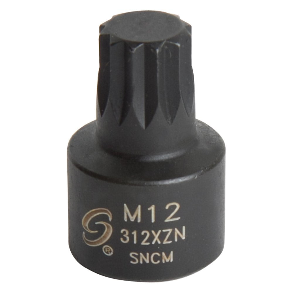 Sunex 3/8" Drive M12 Stubby Triple Square Impact Socket