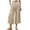 *Coffee, variant on Women's High Waisted Striped Cropped Pants,Button Fly Rolled Cuff Casual Trousers For Women,Ladies Breathable Pants with Pockets,Pink,S-2XL