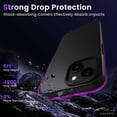 thumbnail image 3 of Designed for iPhone 14 Case, with 2 x Screen Protector and Camera Lens Protector [Not Yellowing] Shockproof Protective Phone Case for iPhone 14 6.1 inch-Matte Black, 3 of 7